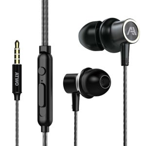 A2 에이투 AW111 유선 이어폰 티타늄 다이나믹 드라이버