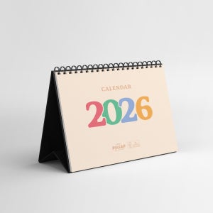 메모하기 좋은 2026 A4, B5 탁상 달력 (음력 표기, FSC 인증)