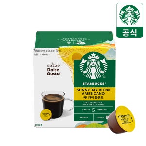 스타벅스 캡슐커피 by 네스카페 돌체구스토 써니데이 블렌드, 12개입, 1개