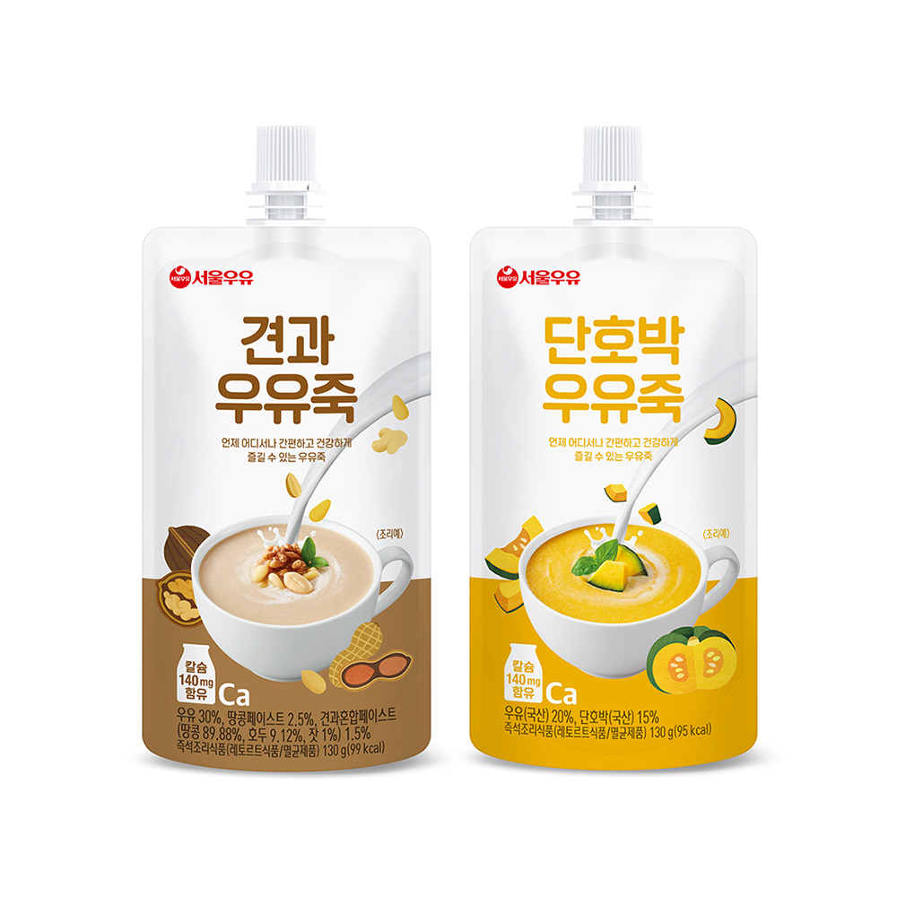 서울우유 견과 우유죽 제품 이미지