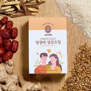 정경아 생강청 스틱 생강차 쌀로만든 조청 부모님 건강 선물 어린이 간식 무설탕