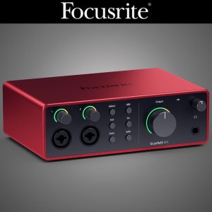 포커스라이트 스칼렛 4i4 4세대 SCARLETT 오디오인터페이스 홈레코딩 오인페