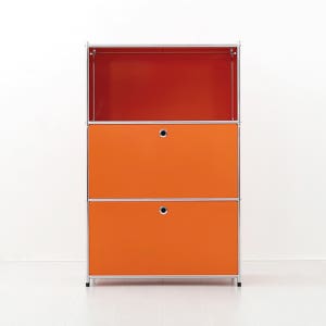 모듈가구 심플리 3단 수납장 BC262 77x40x120, 3단, 오렌지 8601.4642