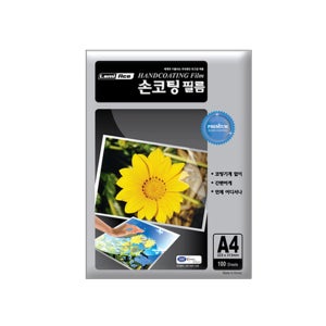 라미에이스 프리미엄 최고급 손코팅필름 코팅필름 A4 100mic 100매