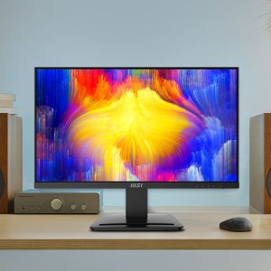 MSI 노트북 듀얼 모니터 24인치 CCTV 모니터 FHD 100Hz 61cm MP243X