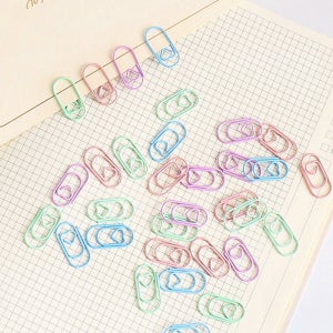 하트 클립 아트 컬러 페이퍼 문서 종이 다꾸 클립 10P+10P