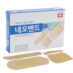 뉴바이오제약 네오밴드 혼합22매 1갑 /일회용 밴드