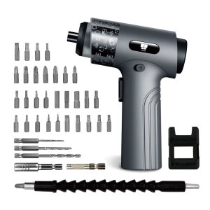 NAVEE 미니 전동 드라이버 충전식 소형 드릴 비트 전용가방 세트 NV153-DRV20