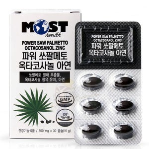 프리미엄 쏘팔메토 옥타코사놀 파워솔루션 골드 킹파워 옥사코사놀 전립선 건강 효능