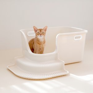 소심한호랑이 초대형 코너스텝화장실 고양이화장실