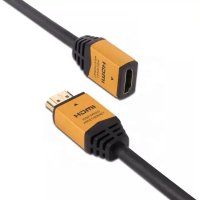 HDMI 연장선 V2.0 골드메탈 고급형 PC 모니터 TV 케이블 연장 1m