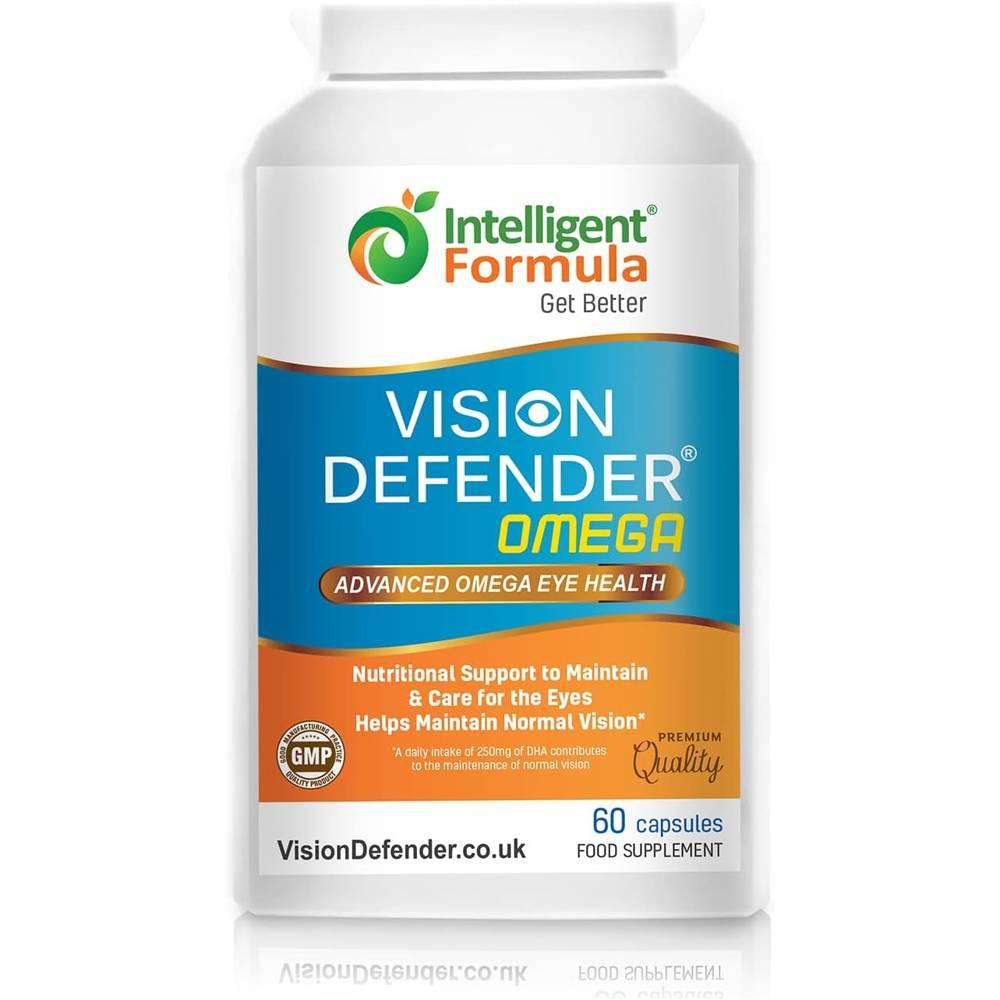 Intelligent Formula <b>VISION</b> DEFENDER <b>OMEGA</b> 인텔리전트 포뮬러 <b>비전</b> 디펜더 <b>오메가</b> 아이 <b>1000mg</b> 60캡슐