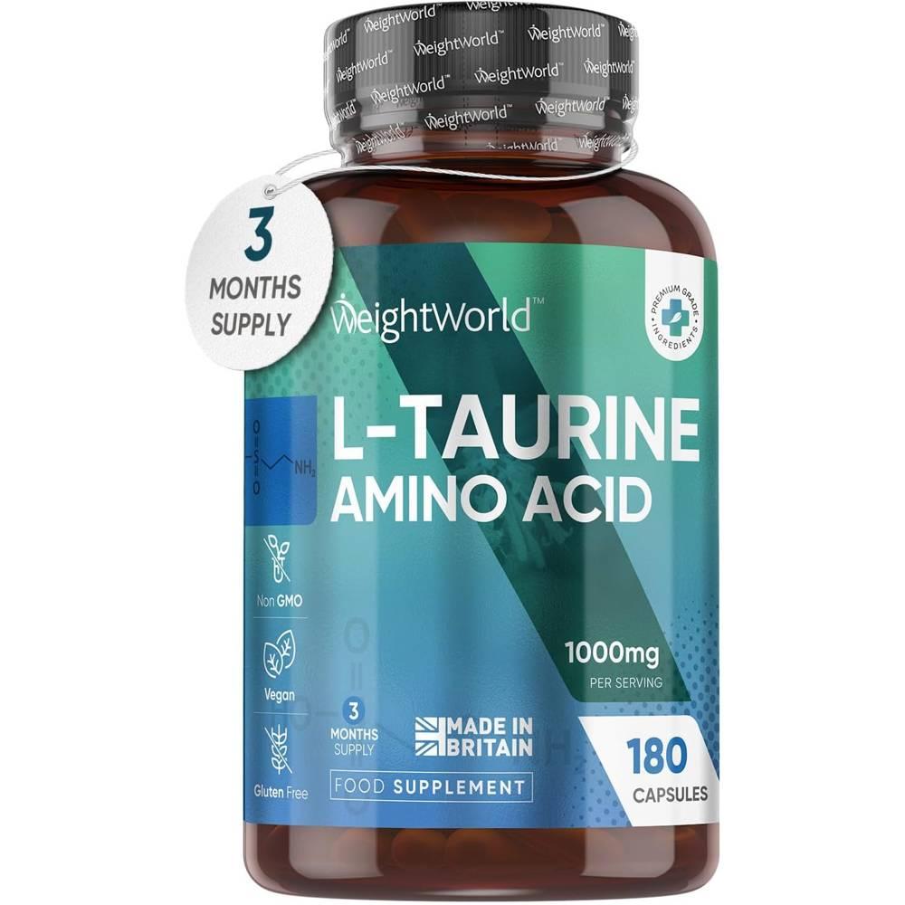 WeightWorld L Taurine <b>웨이트월드</b> L 타우린 1000mg 180캡슐