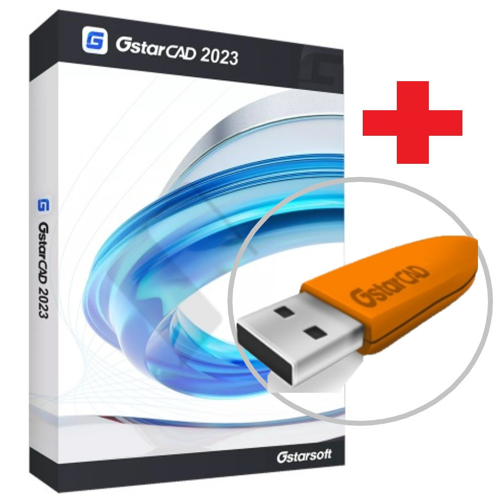 GstarCAD 2024 Pro 지스타캐드 3D 오토캐드 대안 영구사용 (USB 동글포함)