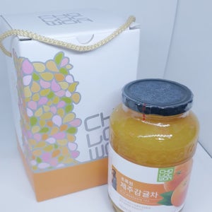 초록원 감귤차 1kg 귤차 간편 선물세트 선물용박스포함