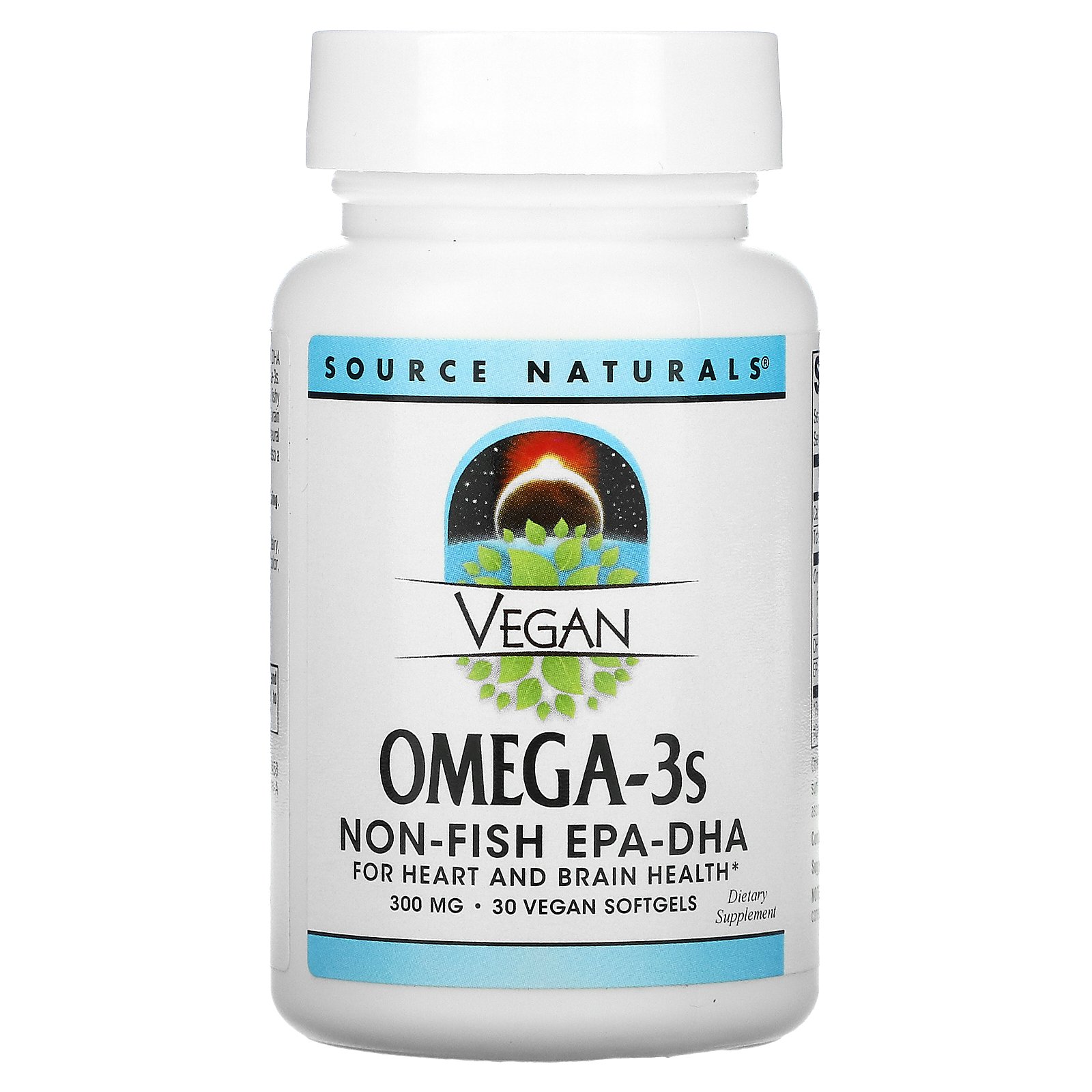 소스내츄럴 <b>비건 오메가</b><b>3 EPA</b> <b>DHA 300mg</b> 30캡슐 none fish vegan