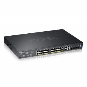 자이젤 ZYXEL GS2220-28HP 4SFP 기가 POE 24포트 375W L2 스위칭허브