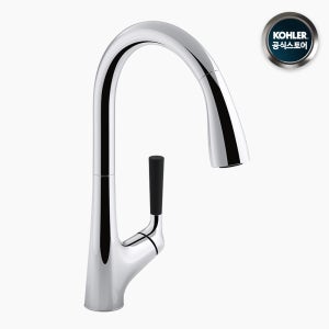 [콜러] KOHLER 562T-B4-CP 말레코 풀다운 거위목 싱크대 주방 수전