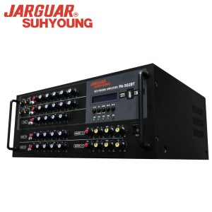 JARGUAR 쟈가 PA-502BT 4채널 스테레오 블루투스 USB 노래방앰프 560와트