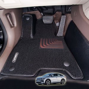 아우디 Q4 이트론 스포트백 듀라매트 카마루 방수 방진 입체가죽매트+코일매트 가솔린