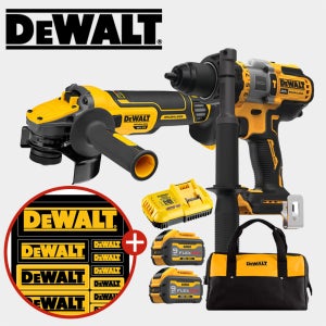 디월트 DCK2212X2 20V 충전 햄머 드릴 그라인더 콤보 세트 3AH