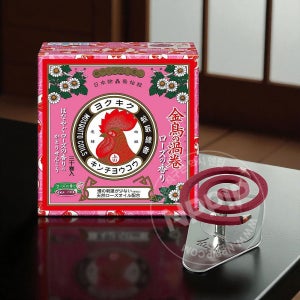 킨쵸 캠핑 모기향 미니 사이즈 로즈향기 30개