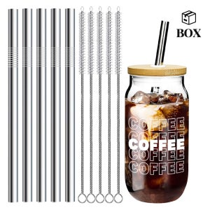 텀블자 스테인레스 빨대 21.5cm (100P+세척솔20P)
