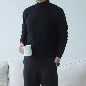 1+1 남자니트 남성목폴라 반목폴라 남자폴라티