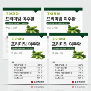 조아제약 프리미엄 여주환 30포, 4개