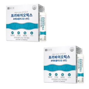 2개월분 종근당 프리바이오틱스 프락토올리고당 유산균 유익균 아연