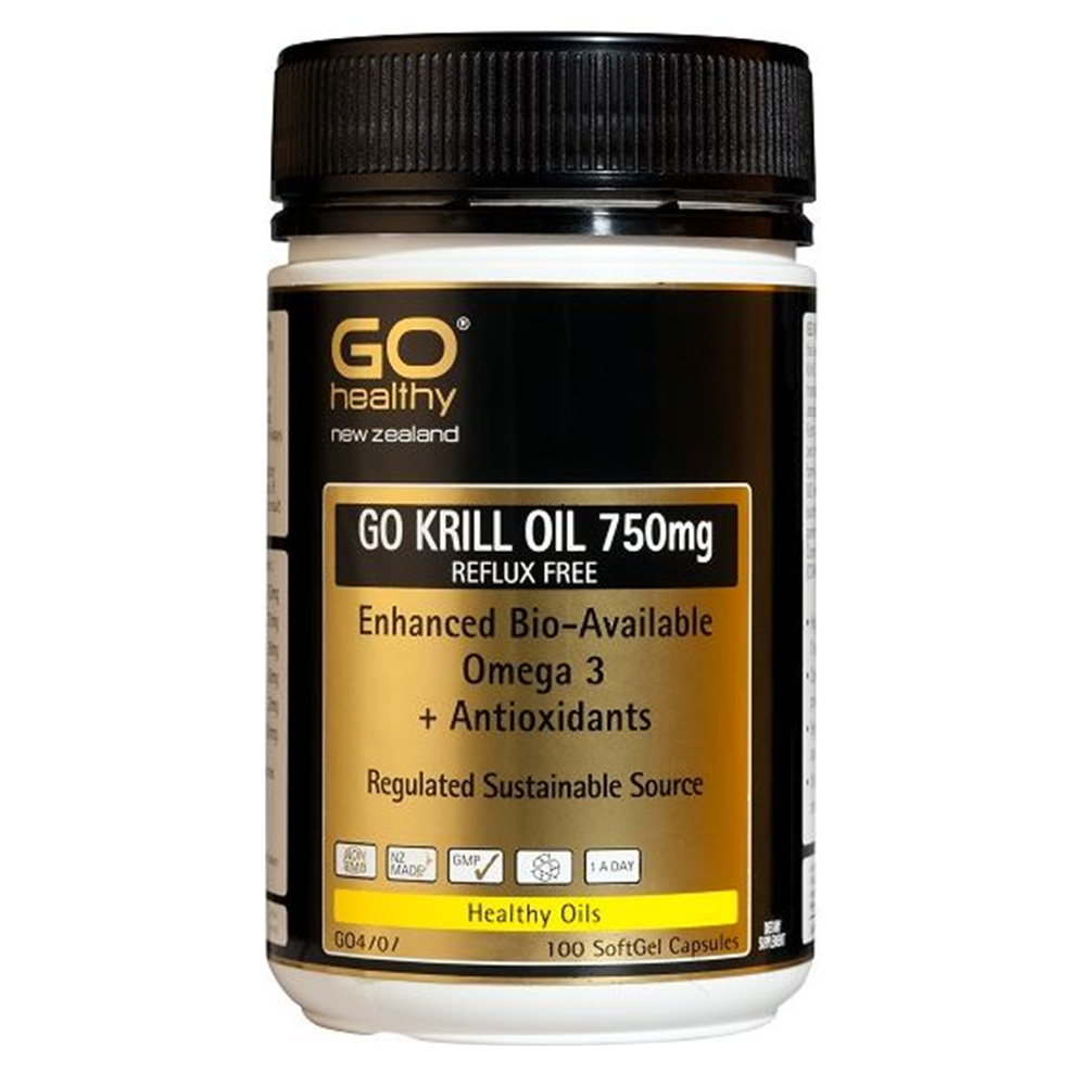 Go Healthy Krill oil <b>750mg</b> 고헬씨 <b>크릴 오일 750mg</b> 100캡슐