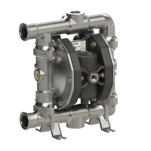 Fluimac 1인치 SS Air Diaphragm Pump P120 에어 다이아프램 펌프 (SS, PTFE Diaphragm, BSP, ~120lpm)