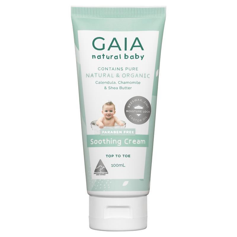 Gaia <b>가이아</b> 네추럴 베이비 수딩 크림 아기 애기 100ml