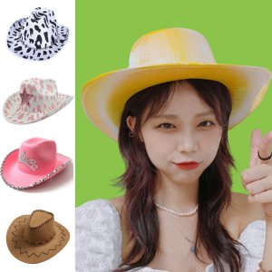 에나멜 카우보이모자 페도라 인생네컷 인싸템