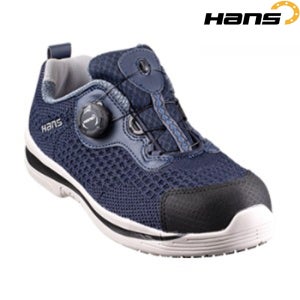 한스 HS-94-1 마일드 안전화 HANS 다이얼 사계절 네이비 메쉬소재 경량안전화 통풍