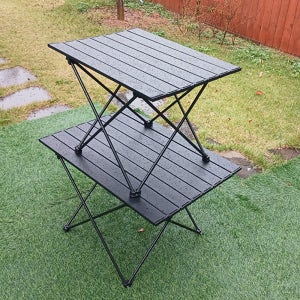 모멘 좌식테이블 경량 롤 테이블 알루미늄 중형56x40x40, 대형68x40x41