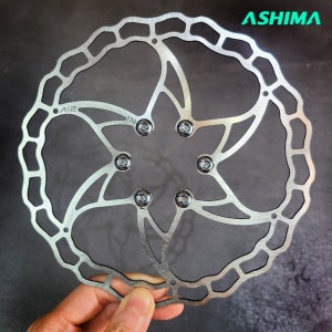 아시마 디스크 로터 초경량 자전거 브레이크 로터 140mm (실버)
