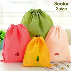 여행용 방수 파우치 옷 속옷 신발 화장품 복주머니