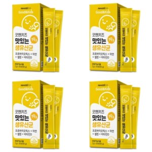 4개월분 내츄럴플러스 굿앤키즈 맛있는 생유산균 프로바이오틱스 모유유산균