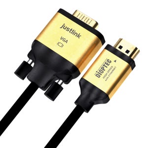 디옵텍 JUSTLINK-HDMI TO VGA 케이블 1.8M JUSTLINK HDRC018