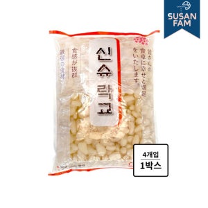 파우치 락교 3S 12kg(3kgX4봉) 일식반찬 오싱고 신슈 코우