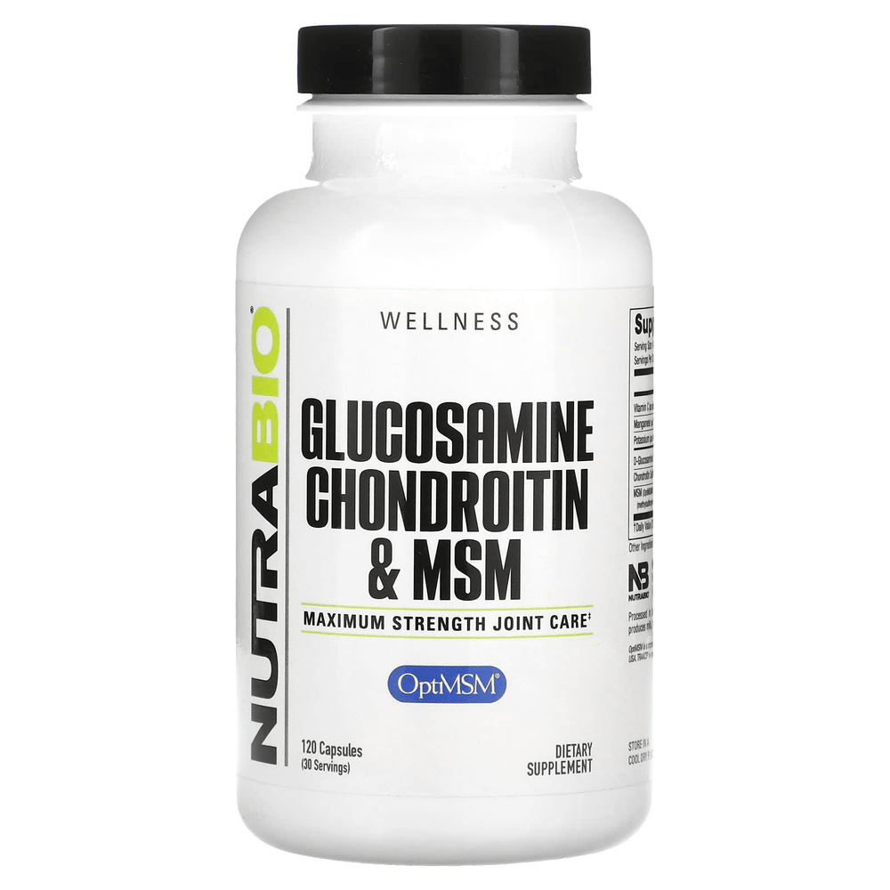 <b>뉴트라바이오랩</b> 글루코사민 콘드로이틴 MSM 비타민C 망간 120캡슐