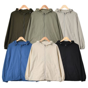 남자 바람막이 와샤 후드 집업 자켓 윈드 브레이커