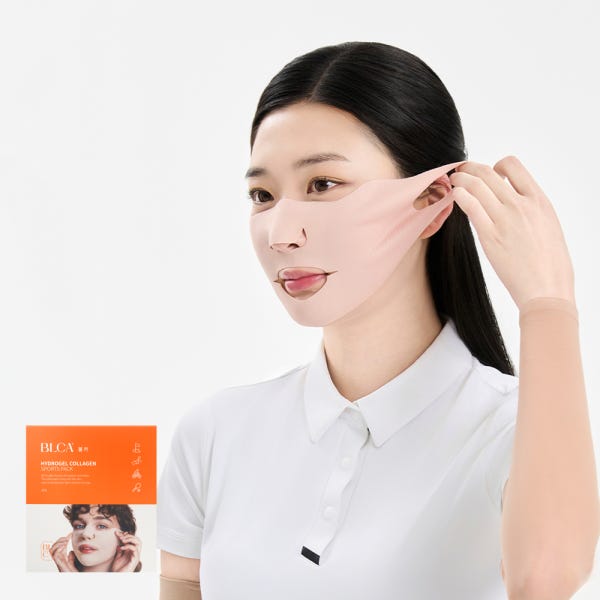 블카 골프마스크팩 자외선차단 선패치 콜라겐 스포츠팩 4매입