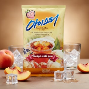 대호 복숭아 아이스티 1kg 가루 분말 대용량 업소용 파우더 음료