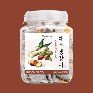 이너블릭 국산 대추생강차 100티백 효능 생분해필터 외 23종