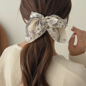 겹겹리본 페이즐 헤어슈슈 스크런치 곱창 머리끈 4color