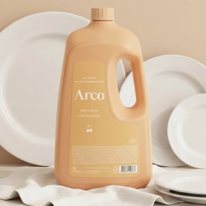 아르꼬 대용량 주방세제 3L 2개+2개 레몬향 과일세척 설거지