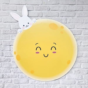 보름달 포토존 02 / 보름달 배경 어린이집 유치원 한가위 슈퍼컴 하드보드지 기본버전 타공함