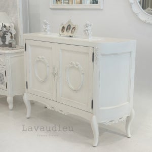프렌치 안느 체스트 화이트 화장대 콘솔 쉐비 프렌치가구